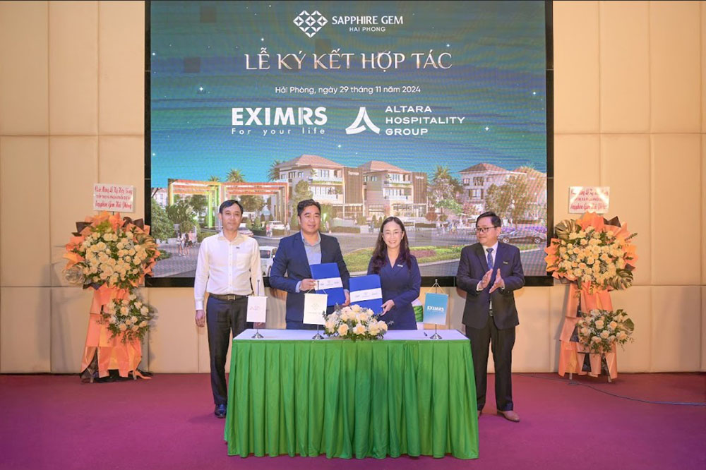 Strategic Cooperation Agreement In Management-Operation Of Sapphire Gem Hai Phong Between Altara And EximRS