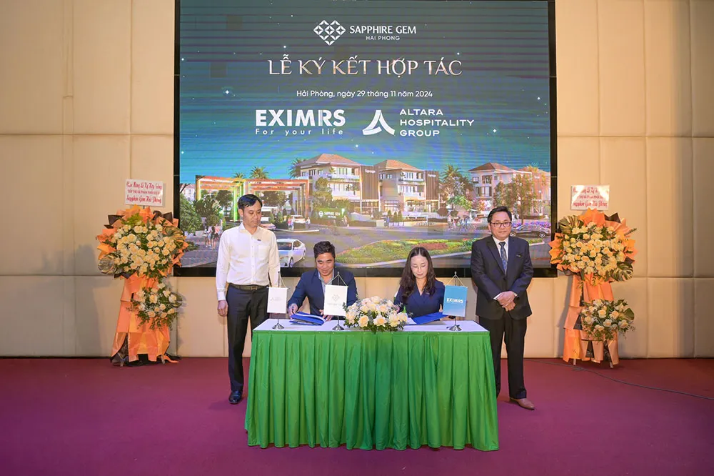 Strategic Cooperation Agreement In Management-Operation Of Sapphire Gem Hai Phong Between Altara And EximRS